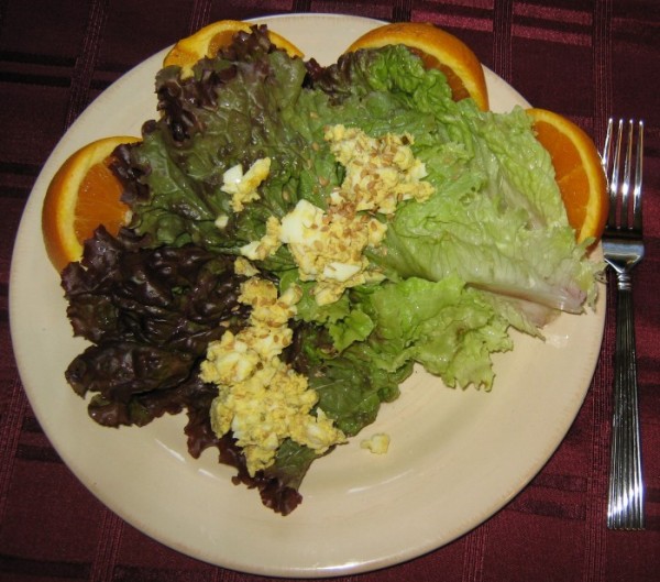 Egg Salad with flaxseed