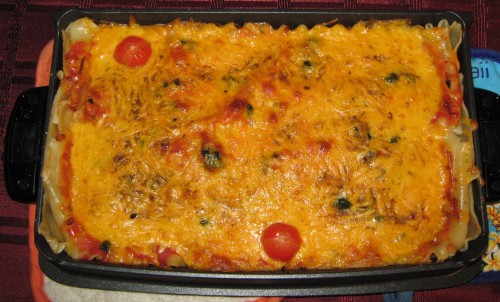 Spinach lasagna