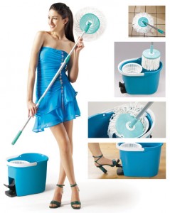 Spin & Go Touchless Mop