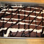 Brownies decorated with Amazing Glazes