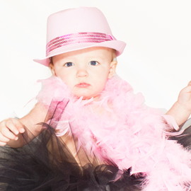 Pale Pink Sequin Fedora