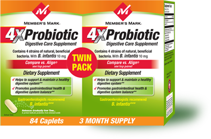 Memberâ€™s Mark 4X Probiotic: My Experience