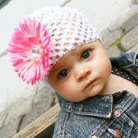 Baby flower hat