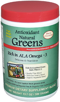 Antioxidant Omega 3 Greens Winner