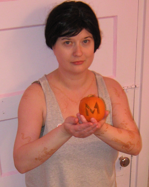 Adam Levine Costume With Maroon 5 Pumpkin