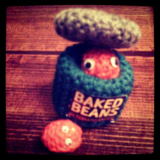 Knitted Baked Beans