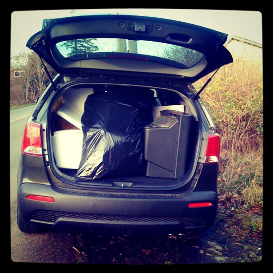 Trunk of the Kia Sorento