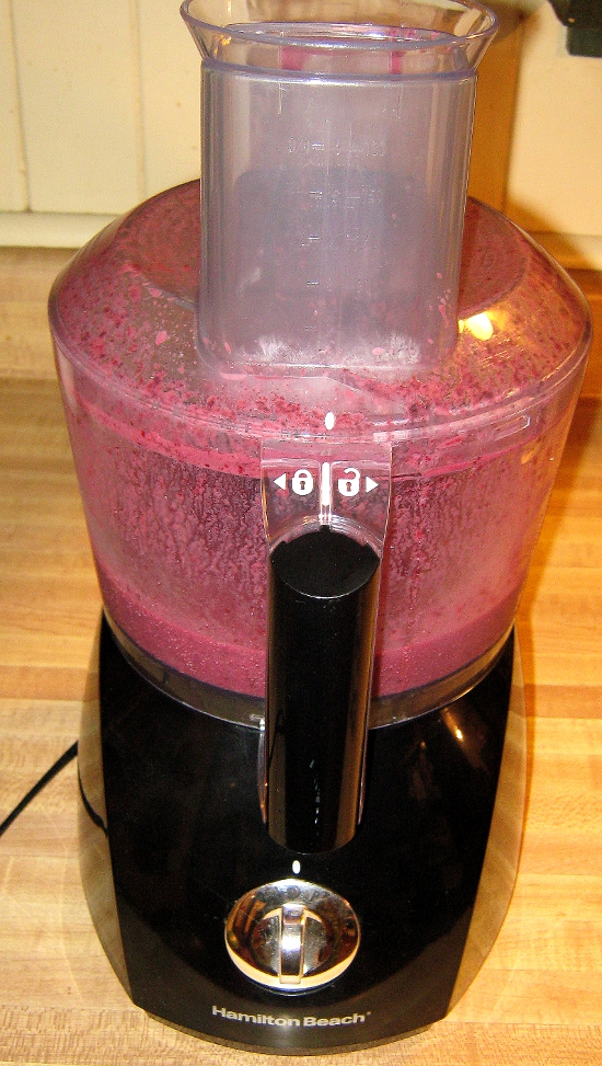 Whipping up a smoothie