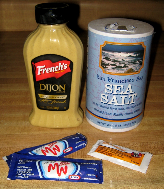 Making honey mustard sauce, the frugal way