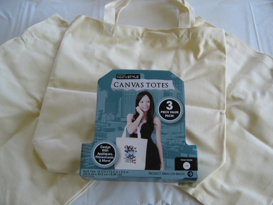 Canvas tote bags