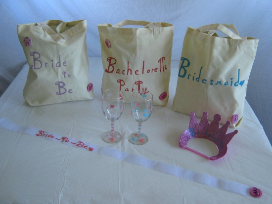 My DIY bachelorette party supplies!