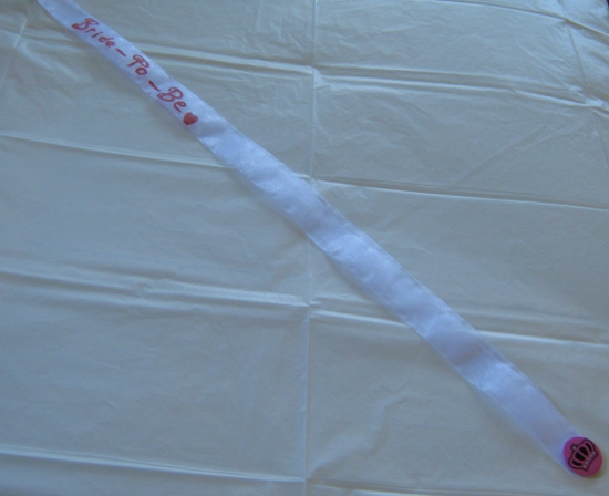 DIY Bachelorette Sash