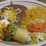 A delicious chimichanga!