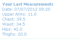 Beeb's Measurements: Nutrisystem, Day 29