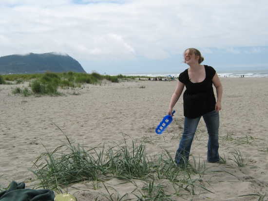 Having fun on the beach!