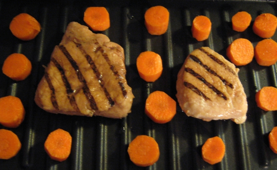 Grilled chicken & carrots