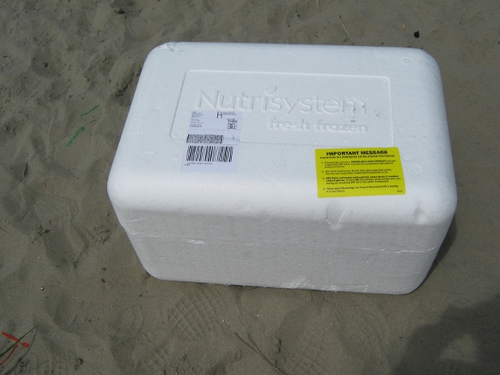 Using Nutrisystem's packaging as a cooler works like a charm!