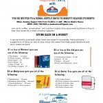 School Supply Drive Invitation