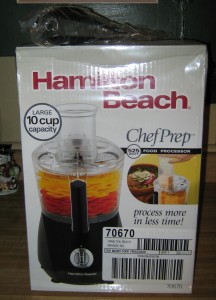 Cookware.com Review: Hamilton Beach Chef Prep 10 Cup Food Processor & Paderno World Cuisine Composite Tongs