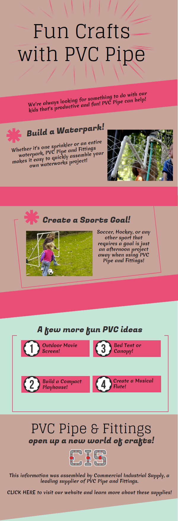 Craft Ideas Using PVC Pipe
