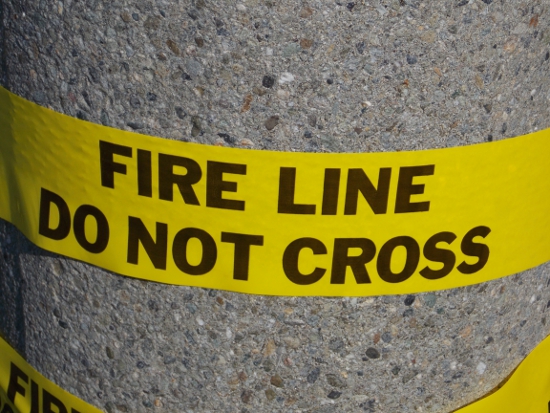 Fire Line - Do Not Cross