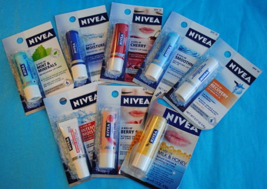 NIVEA lip balms