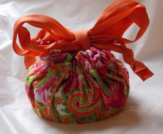 Pink-Green Paisley Lilywrap