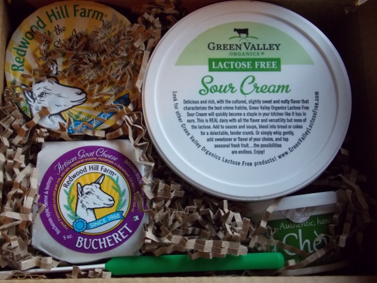 Green Valley Organics & Redwood Hill Farm sampler