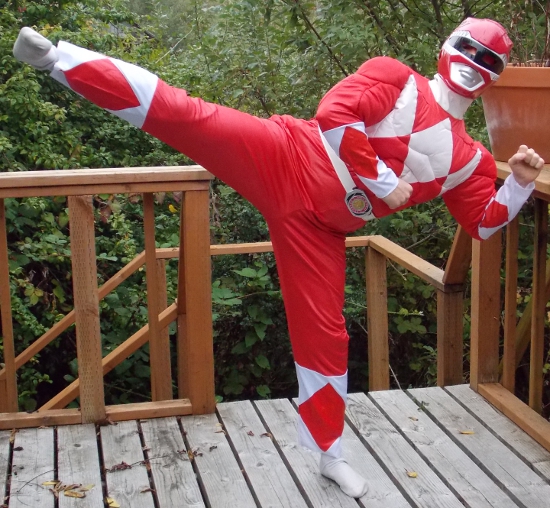 Jai as Red Ranger!