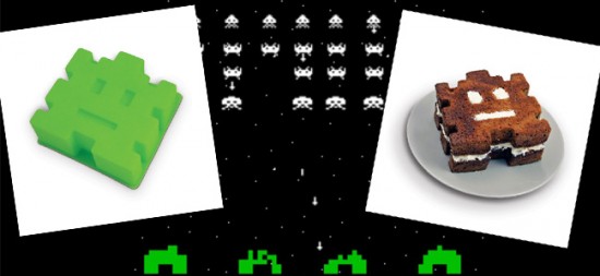 Space Invader Arcade Cake Mould 