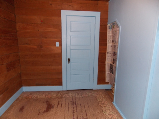 Dining room door: After