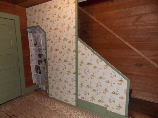 Dining room stairs: Before