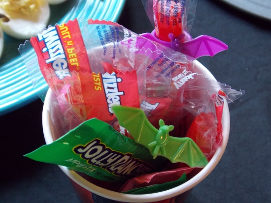 Halloween candy cups
