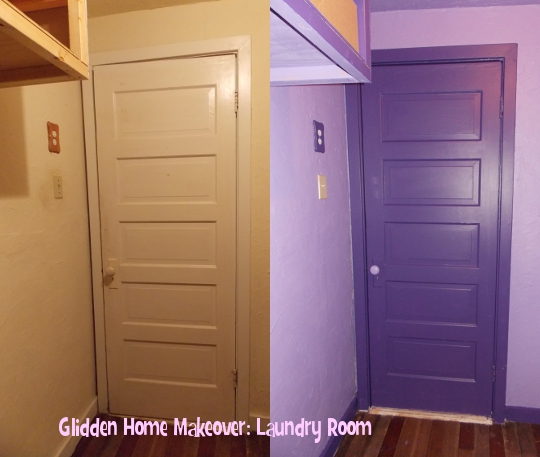 Glidden Home Makeover: Laundry Room 