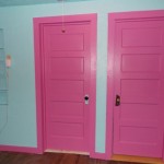 Doors to the bathroom & laundry room - after