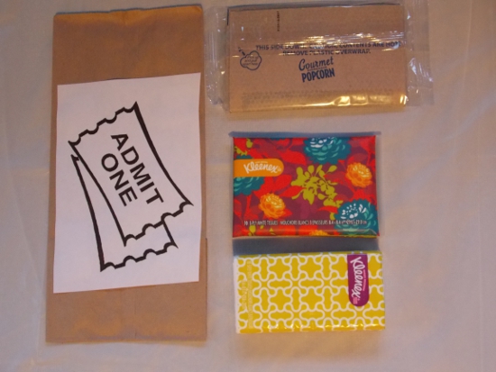 Kleenex favor bags