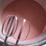 Making cherry cupcakes