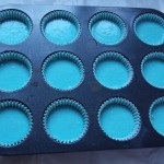 Mint cupcake batter