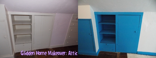 Glidden Home Makeover: Attic