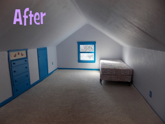 Glidden Home Makeover: Our Finished Attic!
