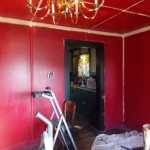 Painting the living room