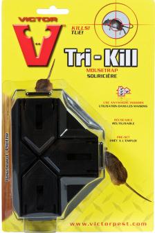 Tri-Kill Mouse Trap