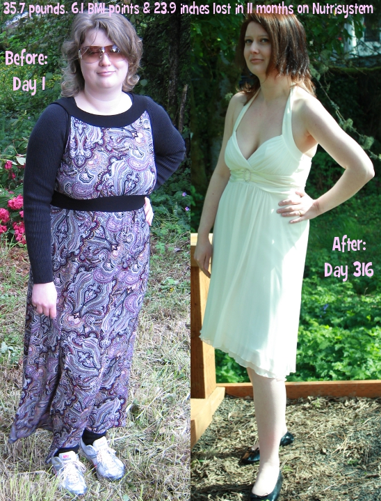 Beeb: Before and After Nutrisystem