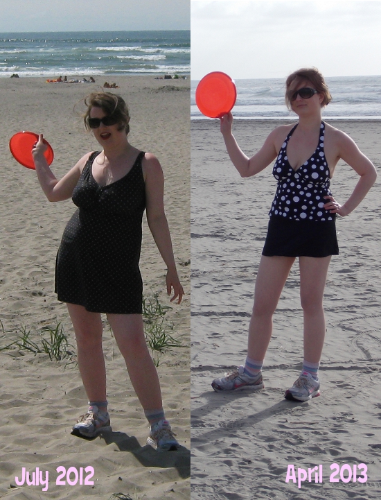 Beeb in a Swimsuit: Before & After