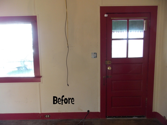 Front door - before