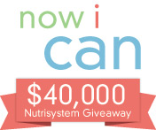 Now I Can - $40,000 Nutrisystem Giveaway