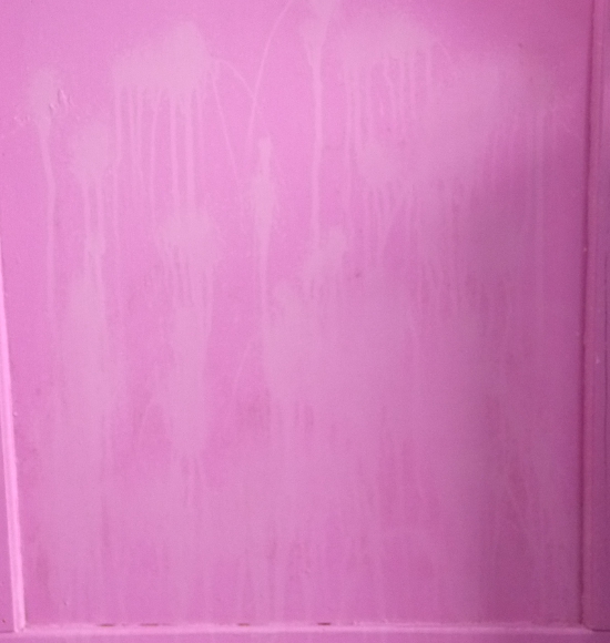 Door after using Soft Scrub Mold & Mildew Stain Remover