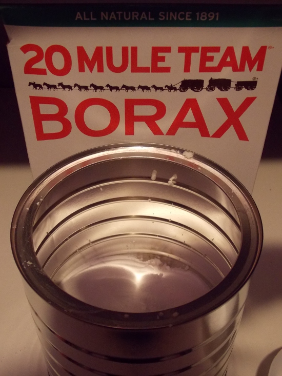 Adding Borax to The Detergent Mixture