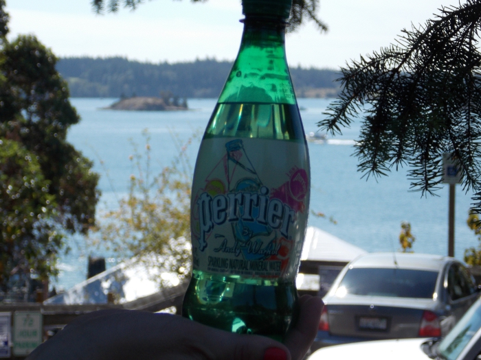 Andy Warhol Perrier Bottle on Orcas Island