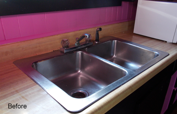 Old Sink: Before